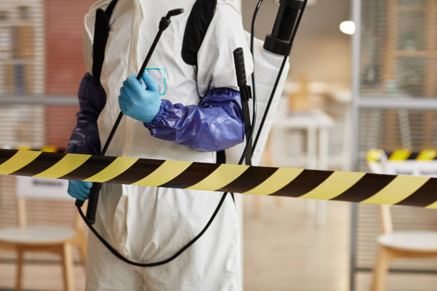 Professional Crime Scene Cleanup technician working in Marshall, AR